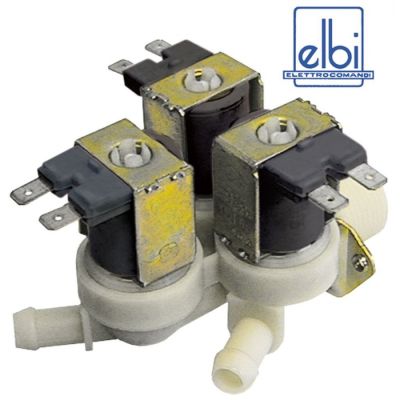 Electrovalva tripla 230 V, intrare ¾", iesiri 11,5 mm, deschidere nominala DN10 - 373025
