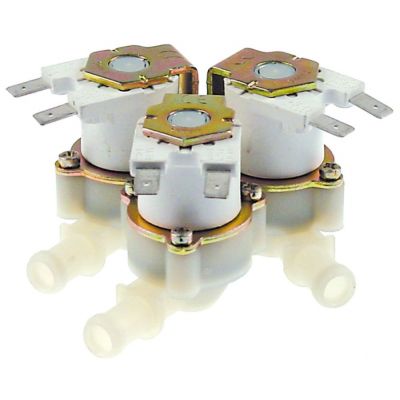 Electrovalva tripla 230 V, intrare ¾", iesire 11,5 mm, DN10, RPE - 374025