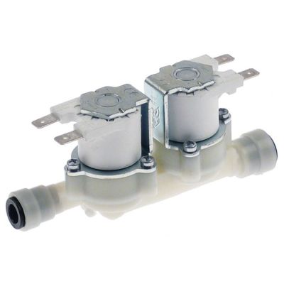 Electrovalva dubla 220/240 V intrare cupla rapida JG 8, iesire cupla rapida JG 10, t. max. 60°C, KEL1361A UNOX - 374038