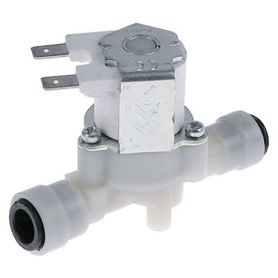 solenoid valve single straight 230V inlet JG 8 outlet mm output 0,45l/min t.max. 60°C