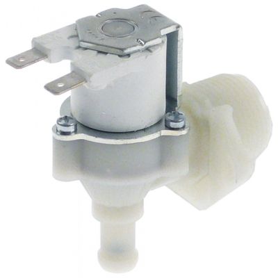 solenoid valve single angled 230V voltage AC inlet 3/4" outlet 10mm input 18,5-20l/min