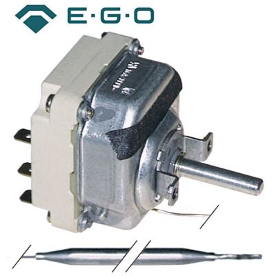 Termostat trifazic 50-300°C, cu 3 contacte 16A, bulb ø 6 x 79 mm, capilar 1740 mm, EGO - 375038