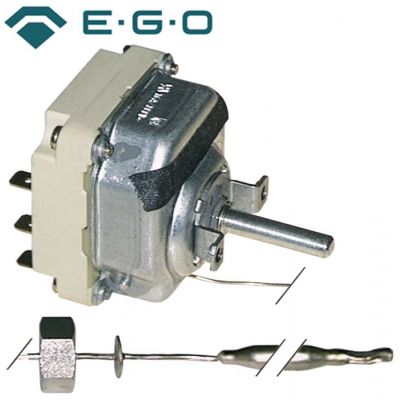 Termostat, 99 -180 °C, 3 contacte, 16 A, dimensiuni bulb ø 7 x 175 mm, lungime capilar 880 mm - 375049