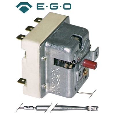 Termostat de siguranta 500°C, 3 contacte 20A, senzor ø 4x308 mm, lungime capilar 890 mm - 375065