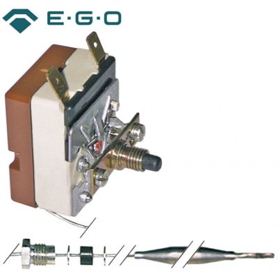 Termostat de siguranta friteuza 230°C, senzor ø 6 x 96 mm, fir capilar L 1050 mm, contact 16A, presetupa M9 - 375138