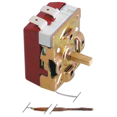 Termostat 45-230 °C, contact 16 A, bulb ø 3,1 x 150 mm, lungime capilar 530 mm - 375155