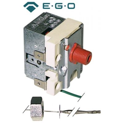 Termostat de siguranta 365 °C, contact 16 A, bulb ø 4 x 96 mm, lungime capilar 1160 mm - 375159