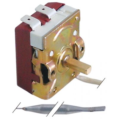 Termostat 50-170 °C, 1 contact, 16 A, bulb ø 6 x 75 mm, capilar 420 mm - 375177