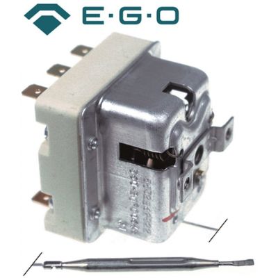 Termostat de siguranta 360°C, contacte 2x20A / 1x0,5A, senzor ø 6 x 79 mm, EGO 55.32562.822 - 375187