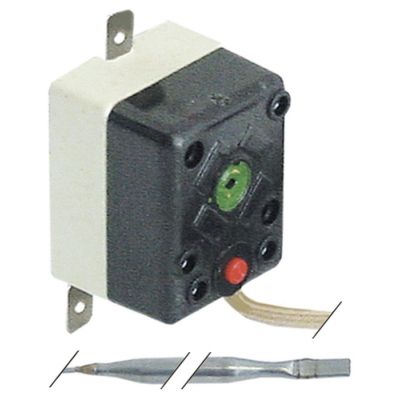 Termostat de siguranta 240 °C, contact 16 A, bulb ø 4 x 84 mm, capilar 400 mm - 375195
