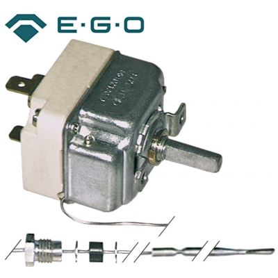 Termostat 50-270 °C, contact 16 A, senzor ø 3 x 219 mm, capilar 3000 mm, EGO 55.19256.800 - 375201