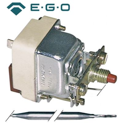 Termostat de siguranta 130°C, contact 16A, bulb ø 6x129 mm, capilar 870 mm - 375250