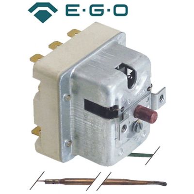 Termostat de siguranta 580°C, 3 contacte, 20 A, pentru cuptor pizza - 375257