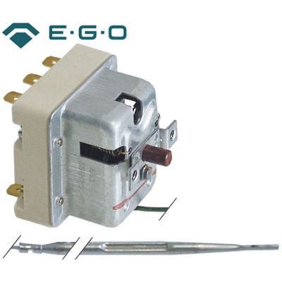 Termostat de siguranta 360°C, 3 contacte 3NC, 20A, senzor ø 4 x 120 mm, lungime capilar 1490 mm - 375262