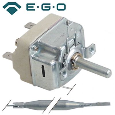Termostat friteuza 80-190°C, contact 16A, 250V, senzor ø 6x87 mm, EGO 55.19039.822 - 375264