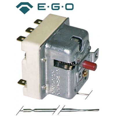 safety thermostat 150°C 3-pole 0,5A probe ø 3mm probe length 188mm capillary pipe length 1100mm