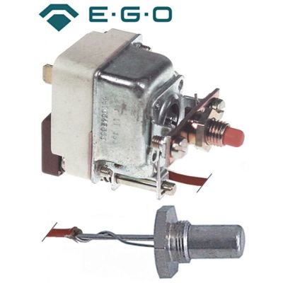 Termostat de siguranta 230°C, 16A, bulb filet M14, ø 11x28 mm, lungime tub capilar 850 mm - 375282
