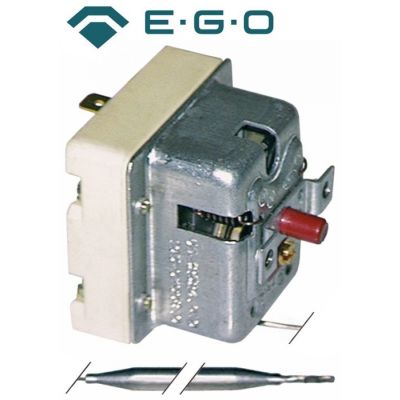 Termostat, 330 °C, 1 contact, 20 A, senzor ø 6 mm, lungime senzor 79 mm, lungime tub capilar 900 mm - Cod 375291