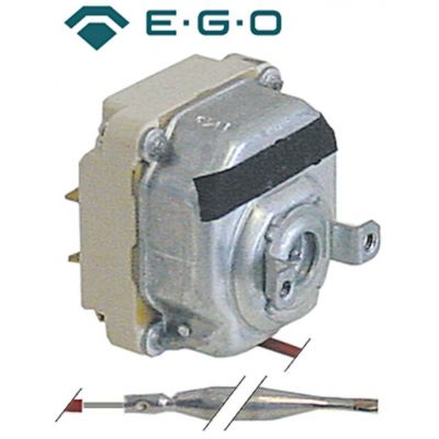 Termostat, temperatura maxima 90 °C, gama temperatura fixa 75/90 °C, 2 contacte, 16 A - Cod 375361
