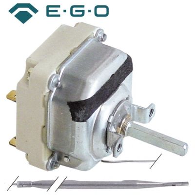 Termostat 55-320 °C, 3 contacte 10 A, senzor ø 4 x 128 mm, lungime capilar 900 mm - 375362