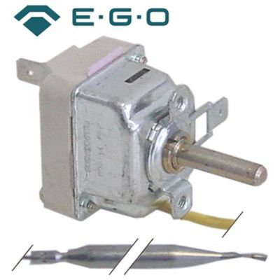 Termostat reglabil 94-180°C contact 1 ND, 16 A, senzor ø 6x133 mm, capilar 2020 mm - 375367