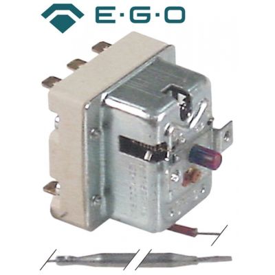 Termostat de siguranta trifazic, 120 °C, 0,5 A, sonda ø 6 x 94 mm, lungime capilar 890 mm - 375369