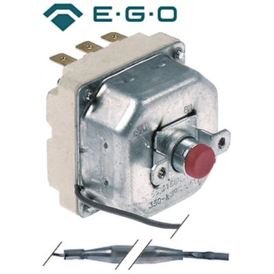 safety thermostat 350°C 3-pole 3NC 1x20/2x0,5A probe ø 6mm probe length 157mm