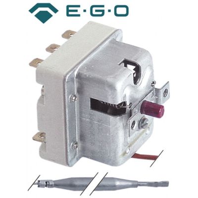 Termostat, 160 °C, 3 contacte, 20 A, senzor ø 6 mm, lungime senzor 89 mm, lungime tub capilar 900 mm - Cod 375380