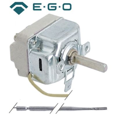 Termostat reglabil 45-295 °C, contact 16 A, bulb ø 3 x 219 mm, lungime capilar 1300 mm - 375382