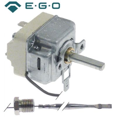 Termostat, temperatura maxima 170 °C, gama de temperatura 85-170 °C, 1 contact, 16 A, senzor ø 4 mm, lungime senzor 231 mm - Cod 375387