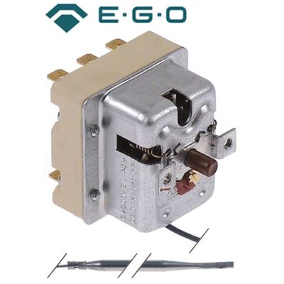 Termostat de siguranta 360°C, cu 3 contacte, 1CO/2NC, capilar 1490 mm, bulb ø 4 x 120 mm, EGO - 375392
