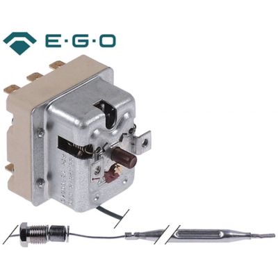 Termostat de siguranta 235°C, 3 contacte 20A, bulb ø 6 x 87 mm, capilar 1790 mm, EGO 55.32545.090 - 375393