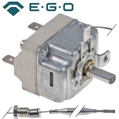 Termosta de lucru max. 190°C, contact 1 ND, 15 A, bulb ø 5 x 125 mm, capilar 1420 mm - 375395