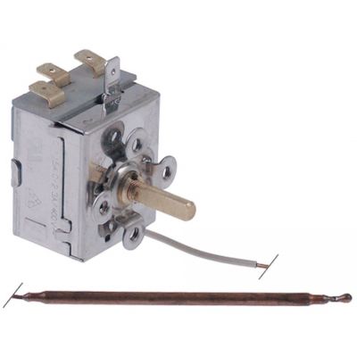 Termostat 50-300 °C, contact 15 A, senzor ø 4 x 97 mm, capilar 900 mm - 375399
