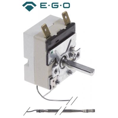 Termostat 50-320°C, contact 16A, senzor ø 3,03 x 160 mm, lungime capilar 3150 mm - 375402