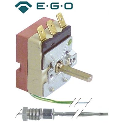 Termostat 52-105°C, contact 1 CO, 16 A, bulb ø 3,03 x 201 mm lungime capilar 2380 mm, presetupa M9 - 375415