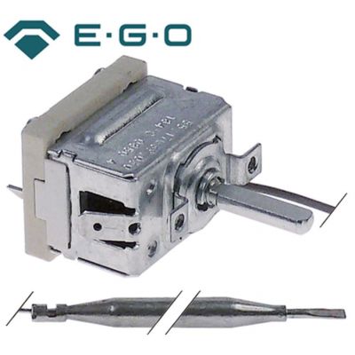 Termostat friteuza 70-184°C, senzor ø 6 x 87 mm, lungime capilar 490 mm, EGO - 375436