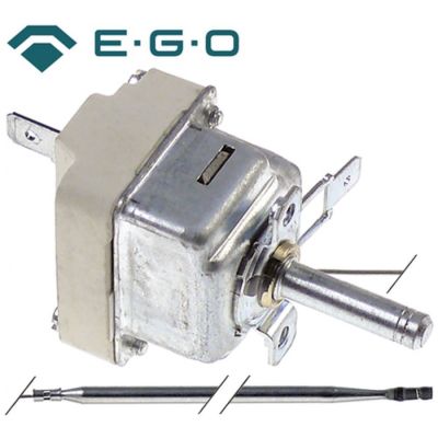 Termostat 66-324°C, contact 16A, senzor ø 4 x 124 mm, capilar 1470 mm, EGO 55.19064.800, 5519064800