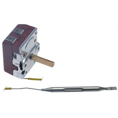 Termostat TECASA 30-90°C, contact 16A, senzor ø 6 x 90 mm, capilar 2000 mm - 375448