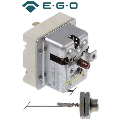 Termostat de siguranta 350 °C, contact 16 A, 250 V, bulb ø 14x10 mm, capilar 900 mm - 375455