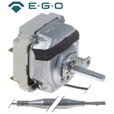 Termostat, gama temperatura 71-278 °C, 3 contacte, 16 A, senzor ø 6 mm, lungime senzor 75 mm - Cod 375470