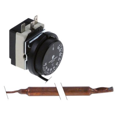Termostat Prodigy 30-120 °C, contact 16 A, bulb ø 6x105 mm - 375475