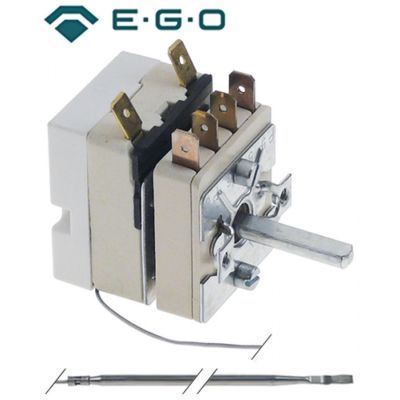 Termostat 50-320°C, contact 1NO, 16 A, sonda ø 3,03 mm, lungime sonda 160 mm - 375489