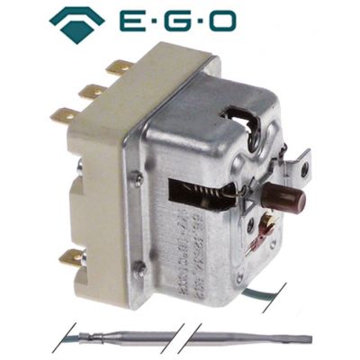 safety thermostat 177°C 3-pole probe ø 4mm probe length 130mm capillary pipe length 1500mm