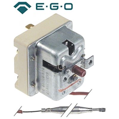 Termostat de siguranta 200°C, contact 0,5 A, senzor ø 6 x 79 mm, lungime tub capilar 900 mm - 375528