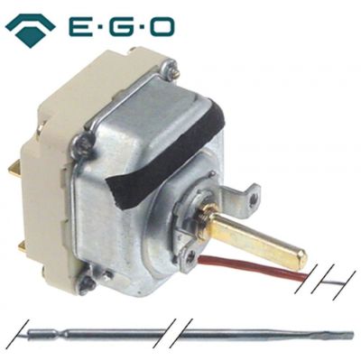 Termostat trifazic 115-300 °C, 10 A, ax ø 6x4.6 mm, senzor ø 3x144 mm, fir capilar 1150 mm - 375560