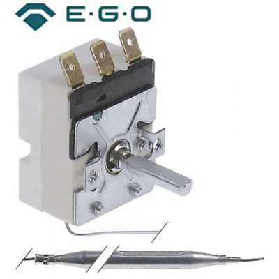 Termostat, temperatura maxima 96 °C, gama temperatura 82-96°C, 1 contact, senzor ø 6 mm, lungime senzor 147 mm - Cod 375566
