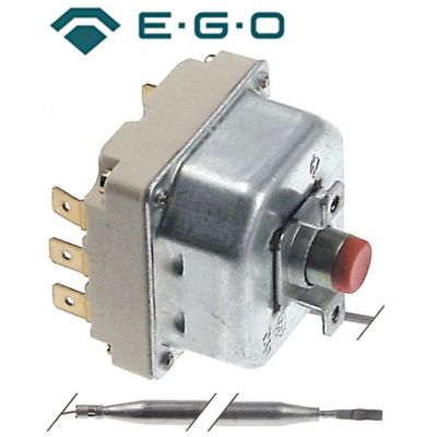 Termostat, 225 °C, 3 contacte, 20 A, senzor ø 6 mm, lungime senzor 157 mm, lungime tub capilar 940 mm - Cod 375573