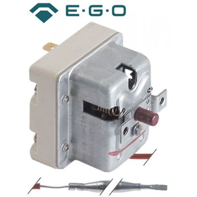 Termostat de siguranta 245°C, cu 1 contact 0,5 A, dimensiuni bulb ø 6 x 77 mm, lungime capilar 1290 mm - 375586