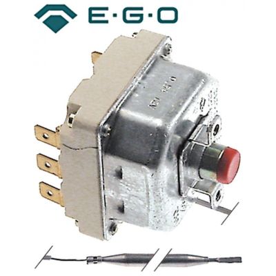 safety thermostat 285°C 3-pole 1x20/2x0,5A probe ø 6mm probe length 157mm